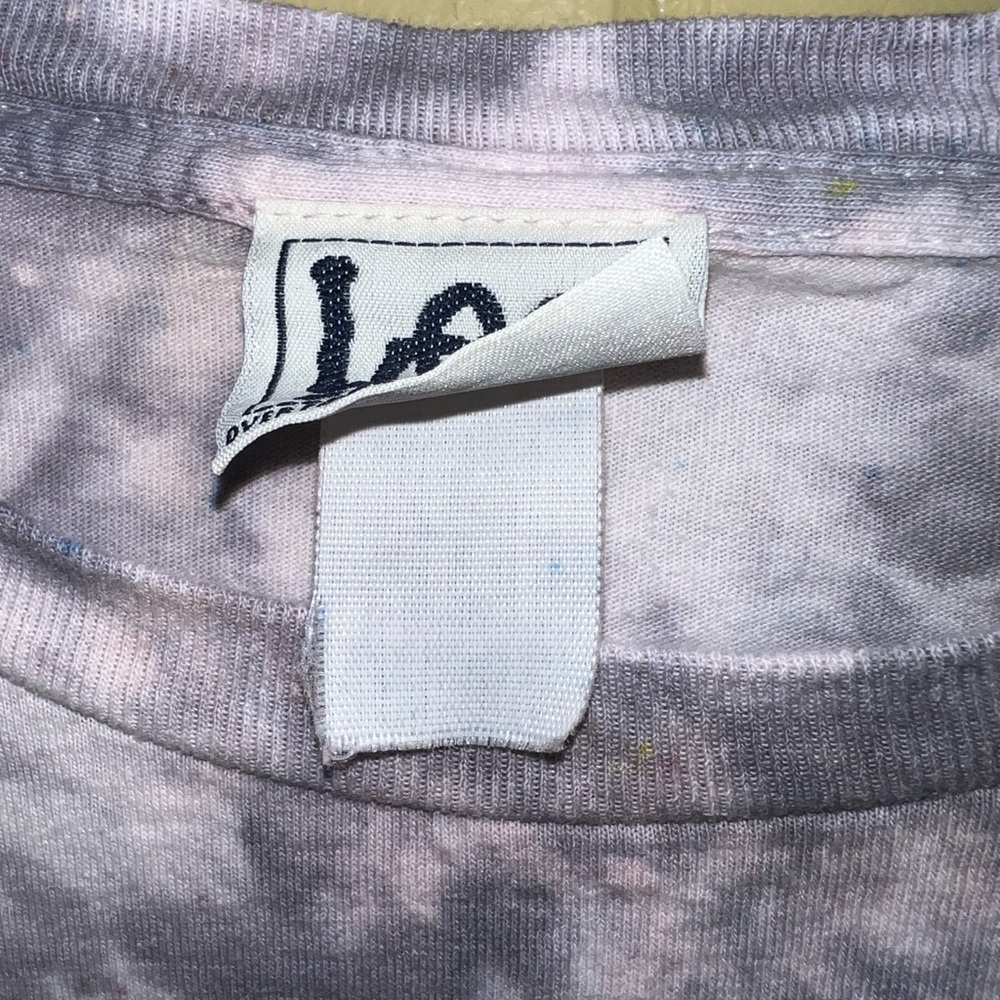 Y2K Lee NCAA ‘01 Final Four Gray White Tie-Dye Long Sleeve Cotton Shirt Size M - Picture 10 of 10